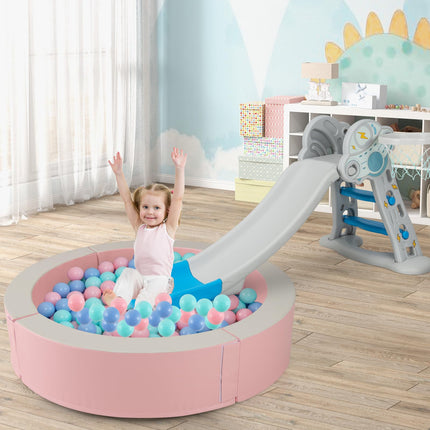 Costzon Ball Pit, Detachable Foam Pool for Toddlers or Dogs with 50 Colorful Ocean Balls