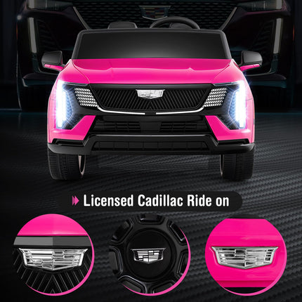 Costzon 2 Seater Ride on Truck 24V Licensed Cadillac Kids Car Electric Vehicles w/Remote Control