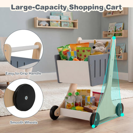 Costzon Kids Grocery Store Playset Wooden Play Store