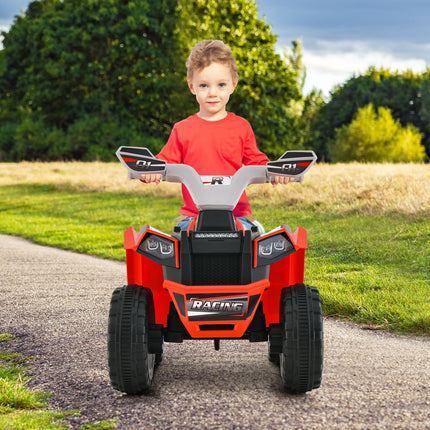 Costzon Kids ATV, 6V Battery Powered Electric Vehicle with Forward/Reverse Switch