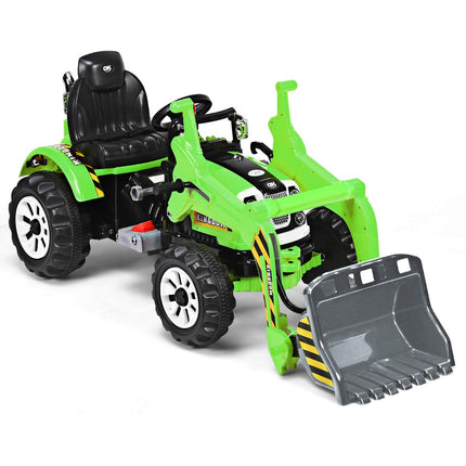 Costzon 12V Battery Powered Kids Ride On Excavator