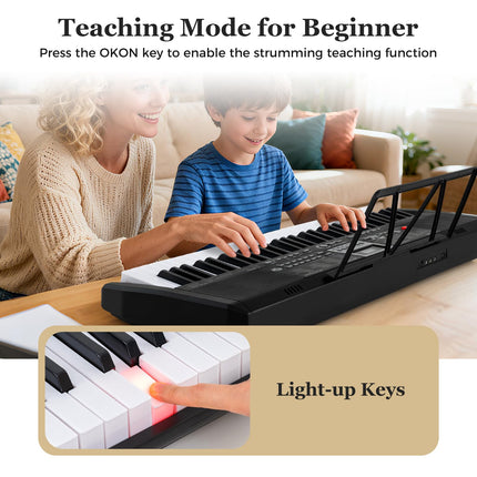 Costzon 61 Key Keyboard Piano Electric Digital Piano Keyboard