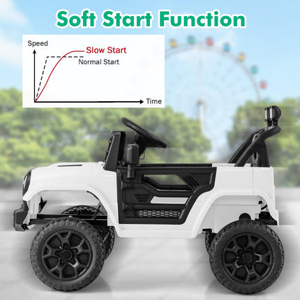 Costzon Kids Ride On Truck, 12V Battery Powered Electric Vehicles w/Remote Control