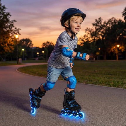 Costzon Inline Skates 4 Sizes Adjustable Kids Roller Blades