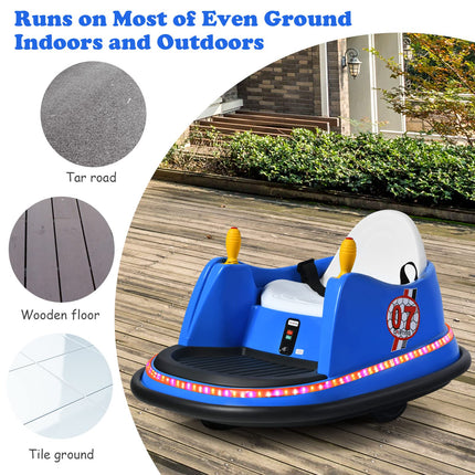 Costzon Bumper Car for Kids, 6V Battery Powered Electric Vehicle