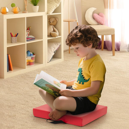 Costzon 6-Piece 16 inch Kids Floor Cushion 2.5" Thick Waterproof