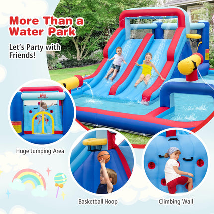 BOUNTECH Inflatable Water Slide, Waterslide Park Bounce House for Outdoor