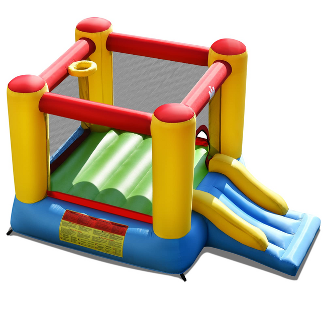 BOUNTECH Inflatable Bounce House, Bouncy House for Kids Indoor Outdoor Party, Portable Backyard Castle Bouncer