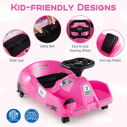 12V Electric Cleaning Go Kart with Detachable Mop and Remote Control