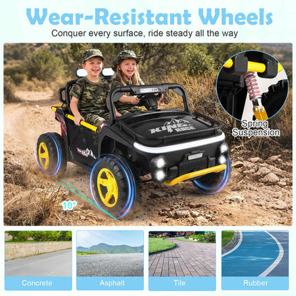 Costzon 24V Ride on Toys for Big Kids 2 Seater Ride on UTV Off-Road Truck