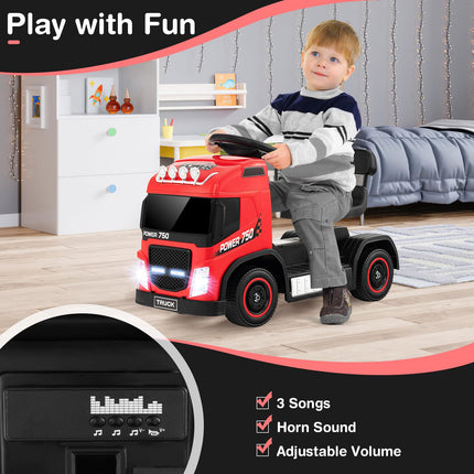 Costzon Ride on Car, 6V Battery Powered Kids Car to Drive with Height Adjustable Seat