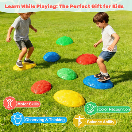 Costzon Stepping Stones for Kids 8 PCS Non-Slip