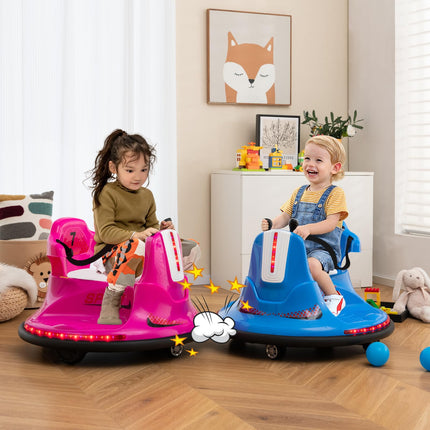 Costzon 12V Kids Ride On Bumper Car, Electric Bumper Car