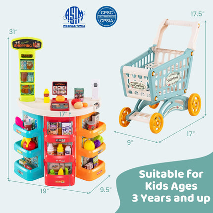 Costzon Grocery Store Playset Grocery Store Pretend Play