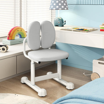 Costzon Kids Desk Chair with Adaptive Double Backrest