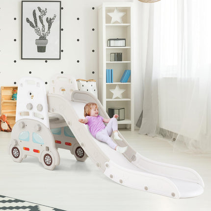 5 in 1 Convertible Toddler Slide Set Easel for Kids