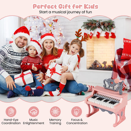Costzon Kids Piano Keyboard 25 Keys Mini Digital Piano