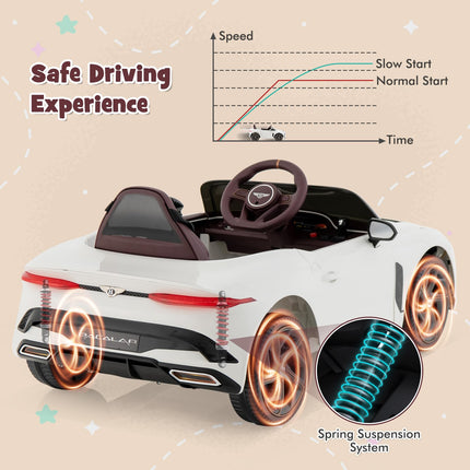 Costzon Ride-on Car, 12V Licensed Bentley Bacalar Battery Powered Ride-on Toy