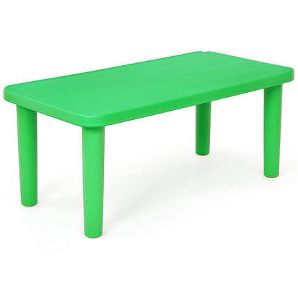 Costzon Kids Plastic Table Portable Plastic Learn and Play Table