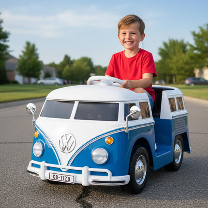 Costzon Ride On Car 12V Licensed Volkswagen Kids Car Bus