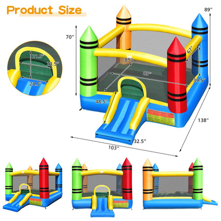 Costzon Inflatable Bounce House with Large Jumping Area