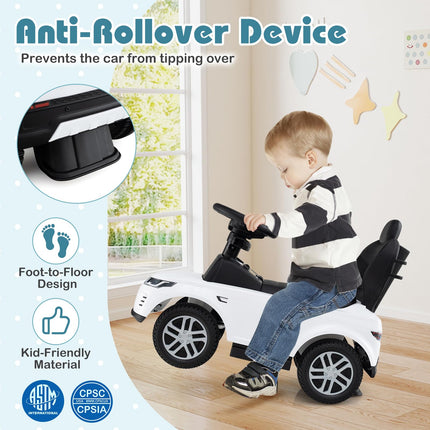 Costzon Push Car for Toddlers 3 in 1 Land Rover Discovery Stroller Sliding Walking Car
