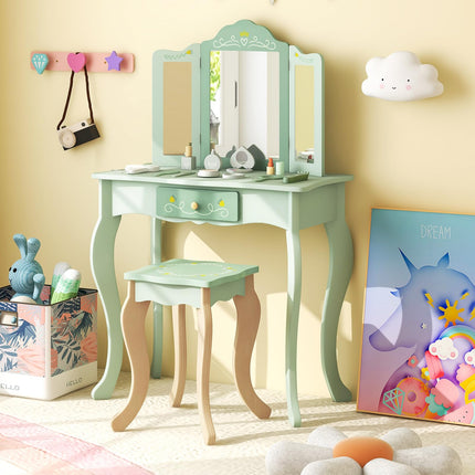 Costzon Kids Vanity Set