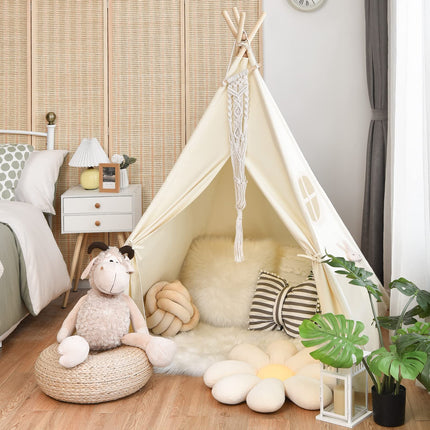 Costzon Teepee Tent for Kids Foldable Play Tent with Unique Reinforcement Part