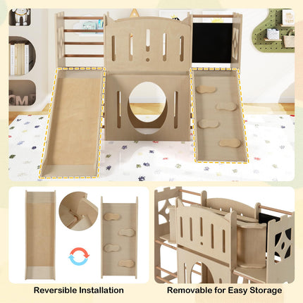 Costzon 8-in-1 Indoor Playground Jungle Gym