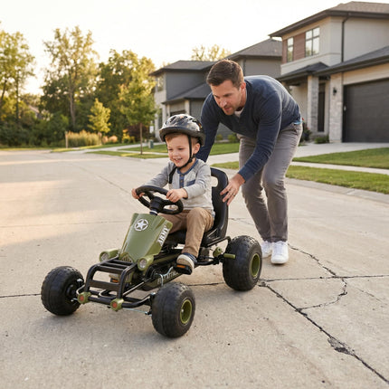 Costzon Kids Pedal Go Kart 4-Wheel Ride On Toy