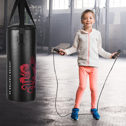 Costzon 2 FT Kids Punch Bag Boxing Set Kick Ball Gloves Skipping Rope Hook Children