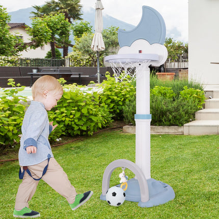 Costzon Toddler Basketball Hoop with Electronic Scoreboard Cheer Sound
