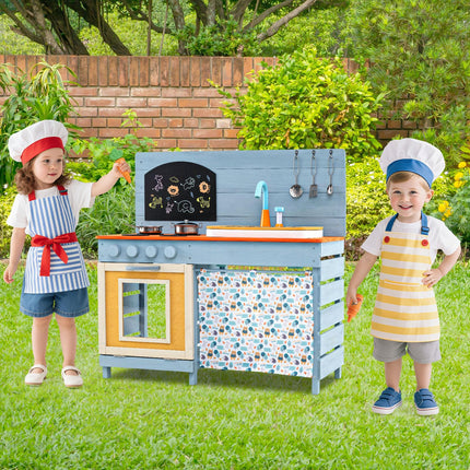 Costzon Mud Kitchen Wooden Toy Playset