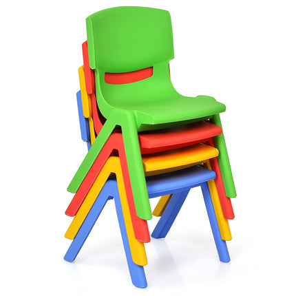 Costzon Kids Chairs Stackable Plastic Learn and Play Chair