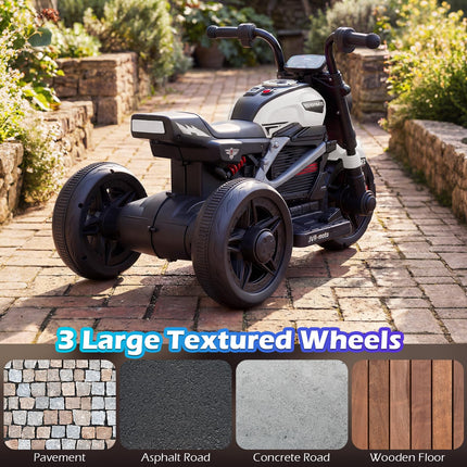 Costzon 6V Toddler Motorcycle 3-Wheel Stable Chopper Electric Motorbike