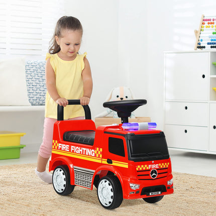 Costzon Ride On Push Car for Toddlers, Licensed Mercedes Benz Sliding Car, Foot-to-Floor Riding Toy for Boys Girls