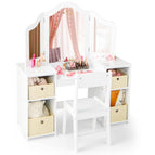 White with Storage Bins