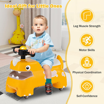 Ride On Push Car Dinosaur Themed Foot to Floor Baby Ride On Sliding Car