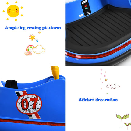 Costzon Bumper Car for Kids, 6V Battery Powered Electric Vehicle