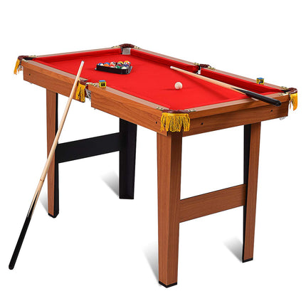 Costzon 4-Foot Billiard Table Mdf + Pvc + RedVelvet Billiards