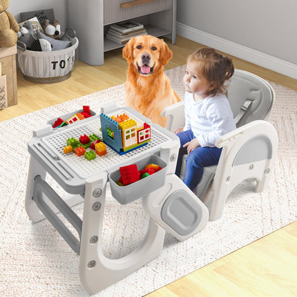 BABY JOY Baby High Chair 8 in 1 Convertible High Chairs for Babies and Toddlers
