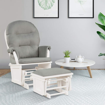 Costzon Baby Glider and Ottoman Cushion Set