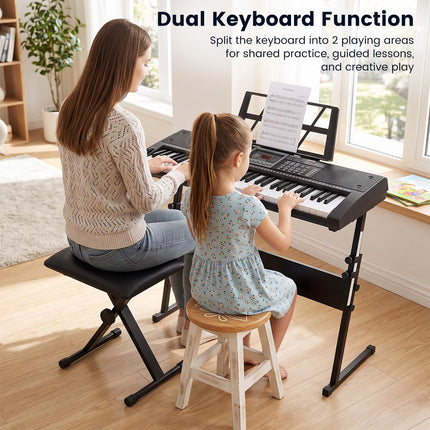 Costzon 61 Key Keyboard Piano | Portable Digital Piano Musical Instrument for Beginners