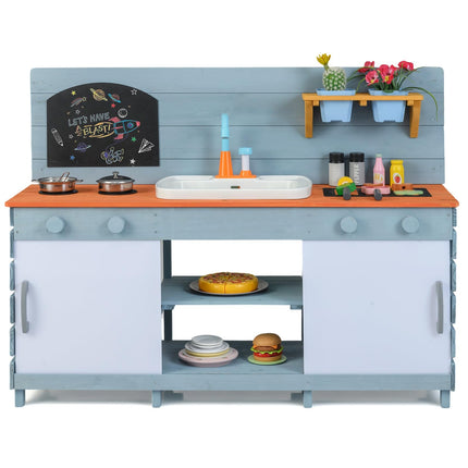 Kids Play Kitchen Set with Stoves for Boys Girls Aged 3-8