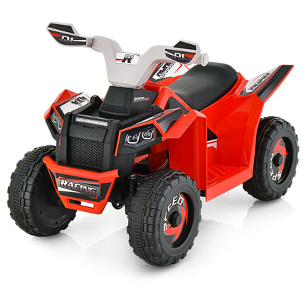 Costzon Kids ATV, 6V Battery Powered Electric Vehicle with Forward/Reverse Switch