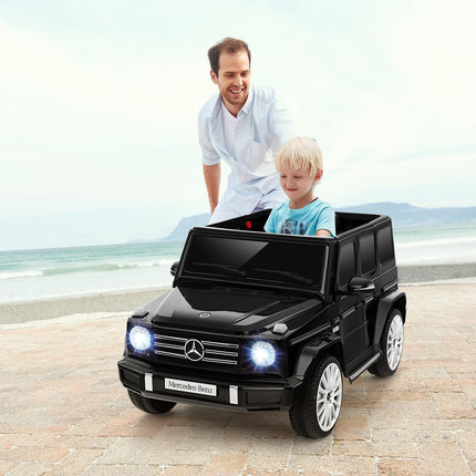 Costzon Ride on Car, Mercedes-Benz G500 Licensed Truck w/Rocking Mode, 3 Speeds, Remote