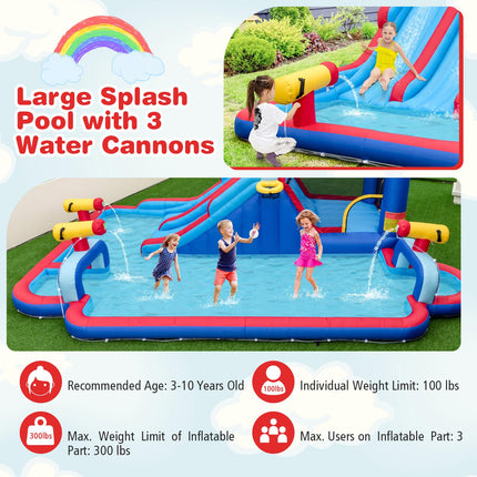BOUNTECH Inflatable Water Slide, Waterslide Park Bounce House for Outdoor