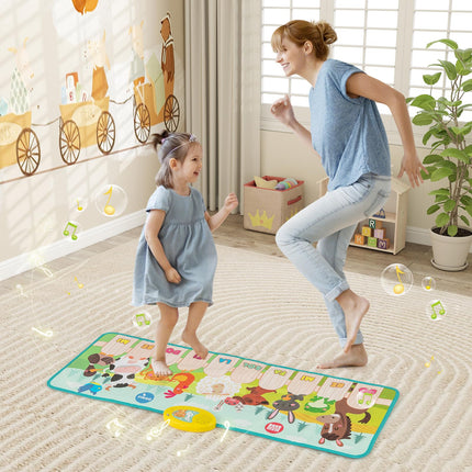 10-Key Musical Piano Mat for Toddlers Early Sensory Educational Learning Toys for 3+ Years Old