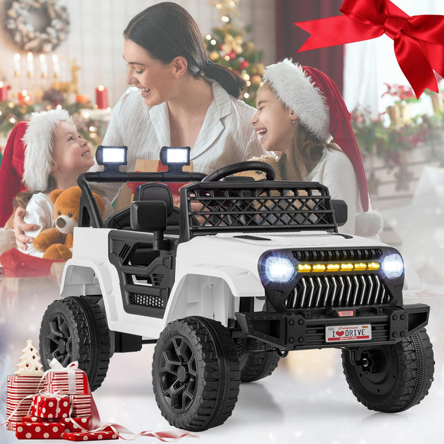 Costzon Kids Ride On Truck, 12V Battery Powered Electric Vehicles w/Remote Control