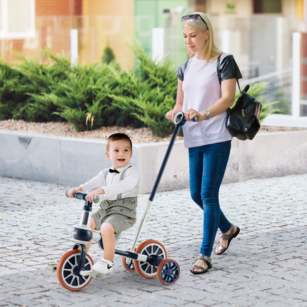 BABY JOY 4 in 1 Tricycle for Toddlers, Kids Trike Baby Balance Bike, Boy Girl Ride-on Toy
